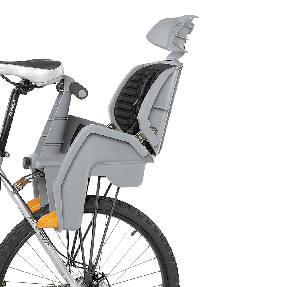 Beto Deluxe Baby Seat with Pannier Rack Grey