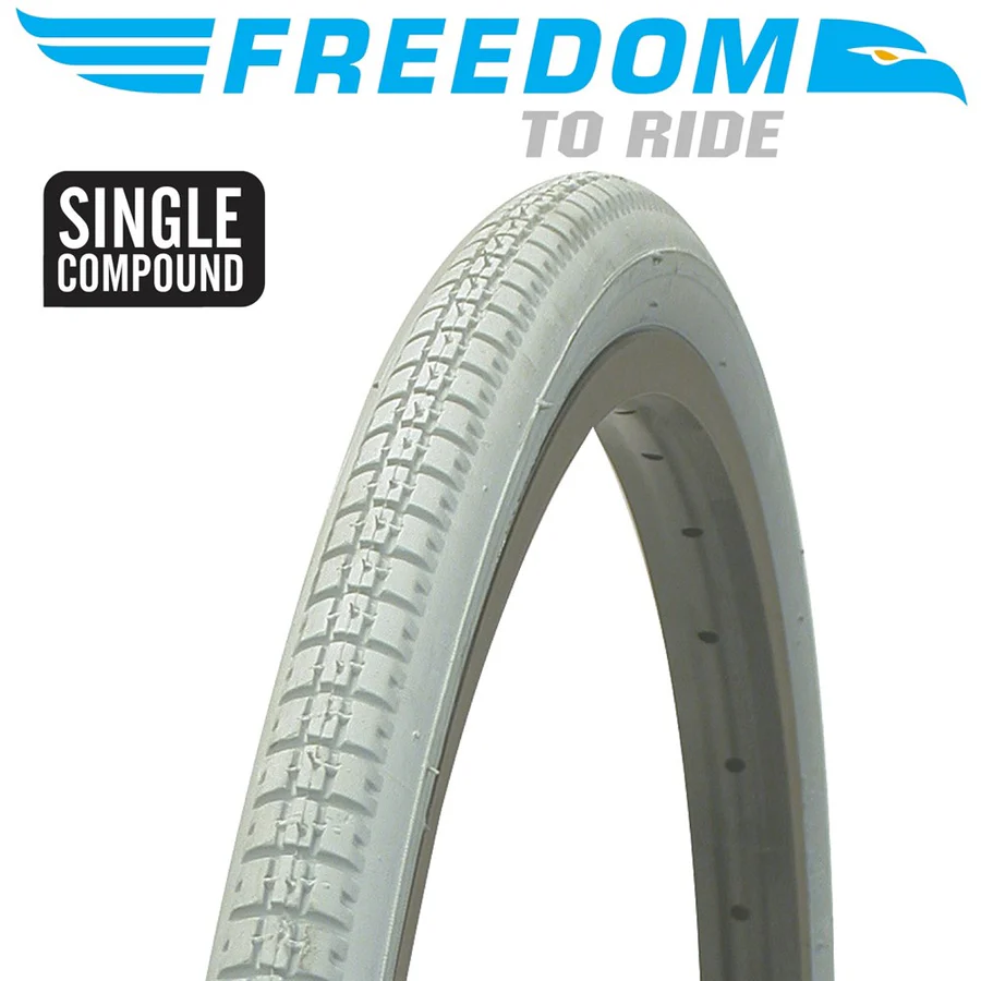 Tyre 24 x 1-3/8 Grey Wheelchair Tyre