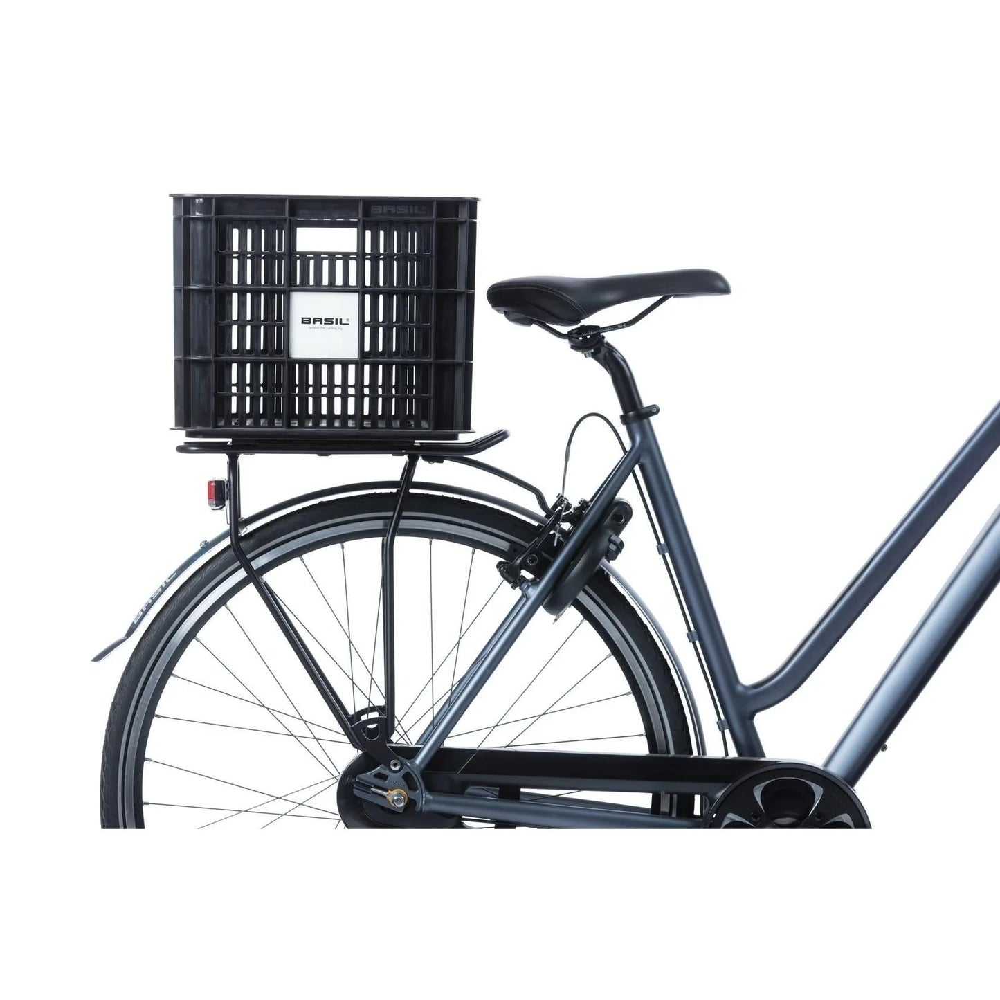 Basic Bicycle Crate MIK 40 Litre Black