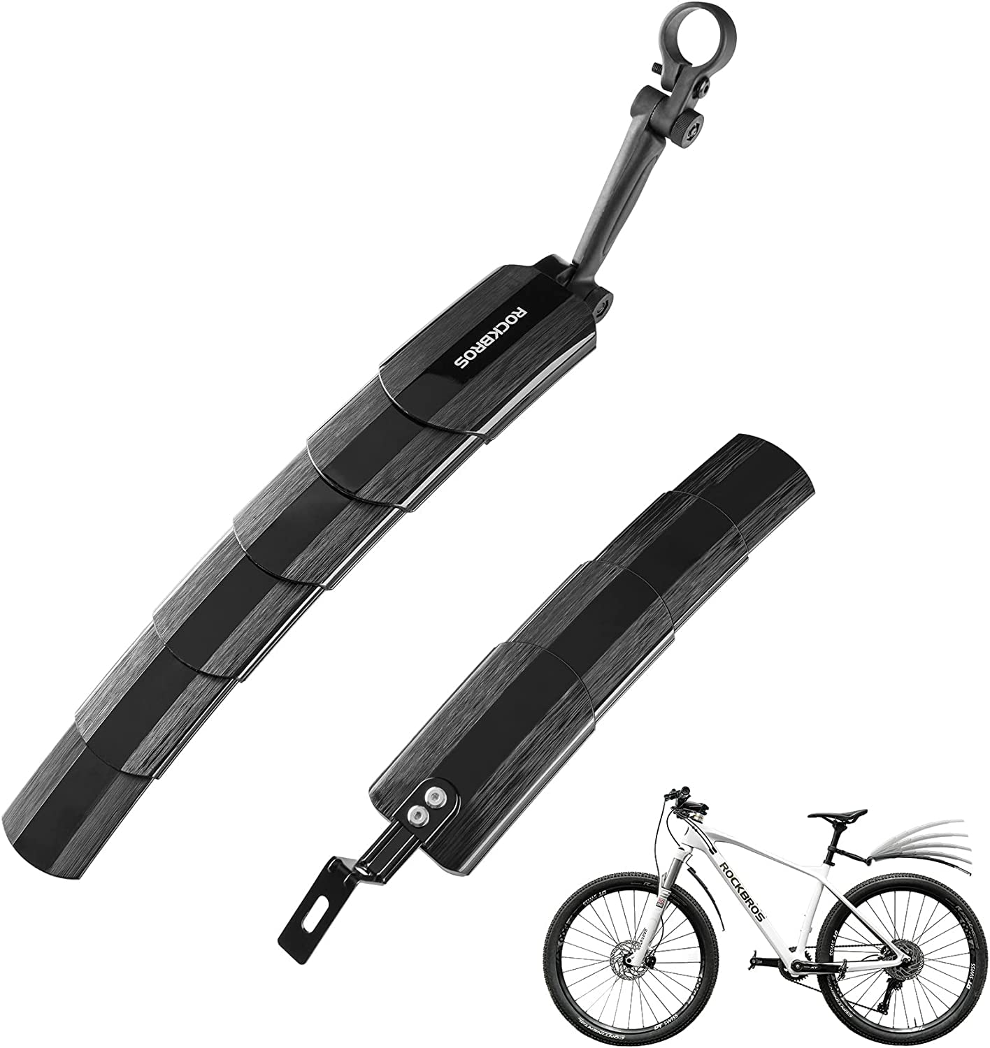 Mudguard Set 29er Front and Rear 100 Quick Release, Adjustable