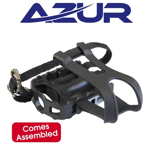 Azur Pedal Grip Plus 9/16 Toeclip/Strap