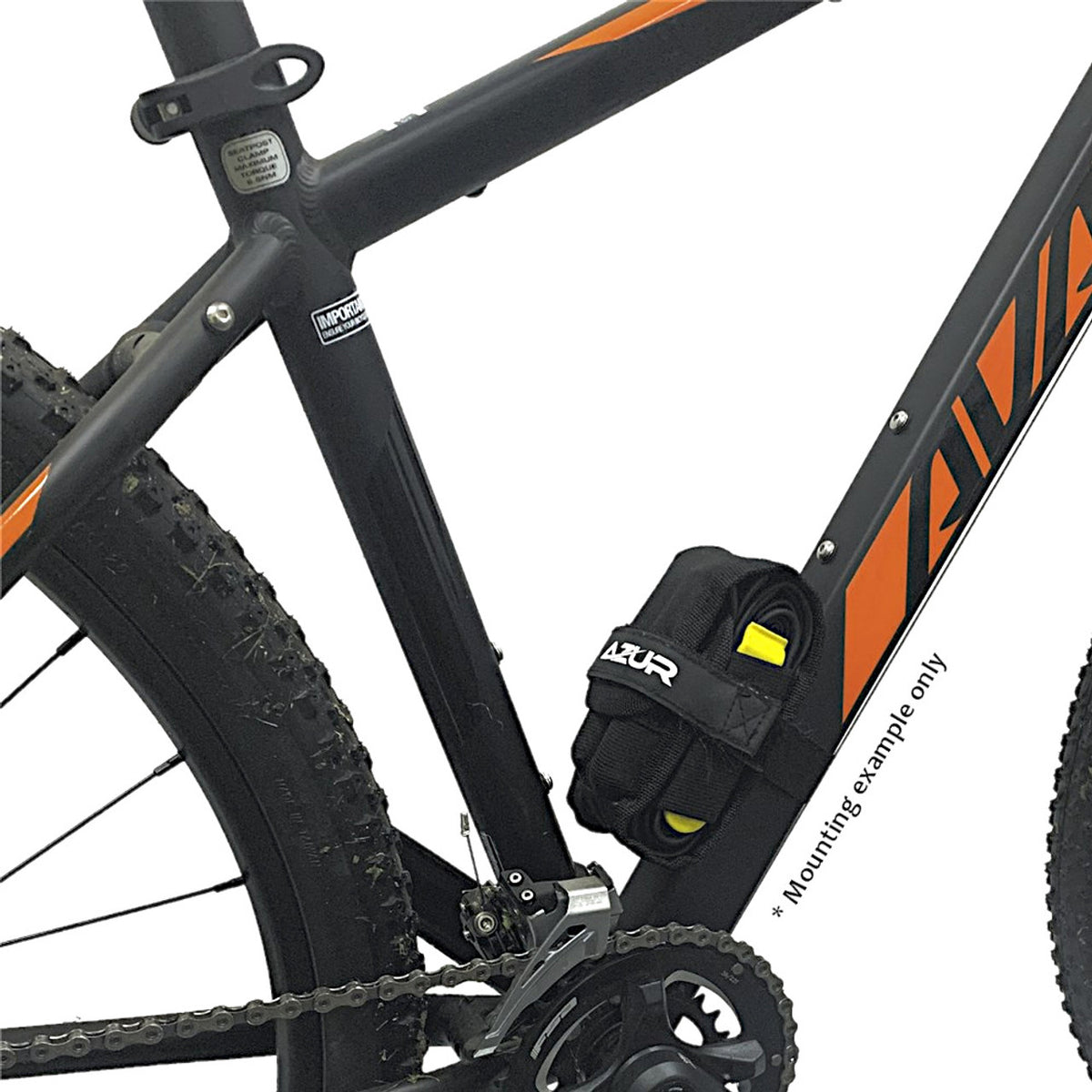 Azur Bike Racks Azur Keep Riding Frame Bag – Fitzroy Cycles