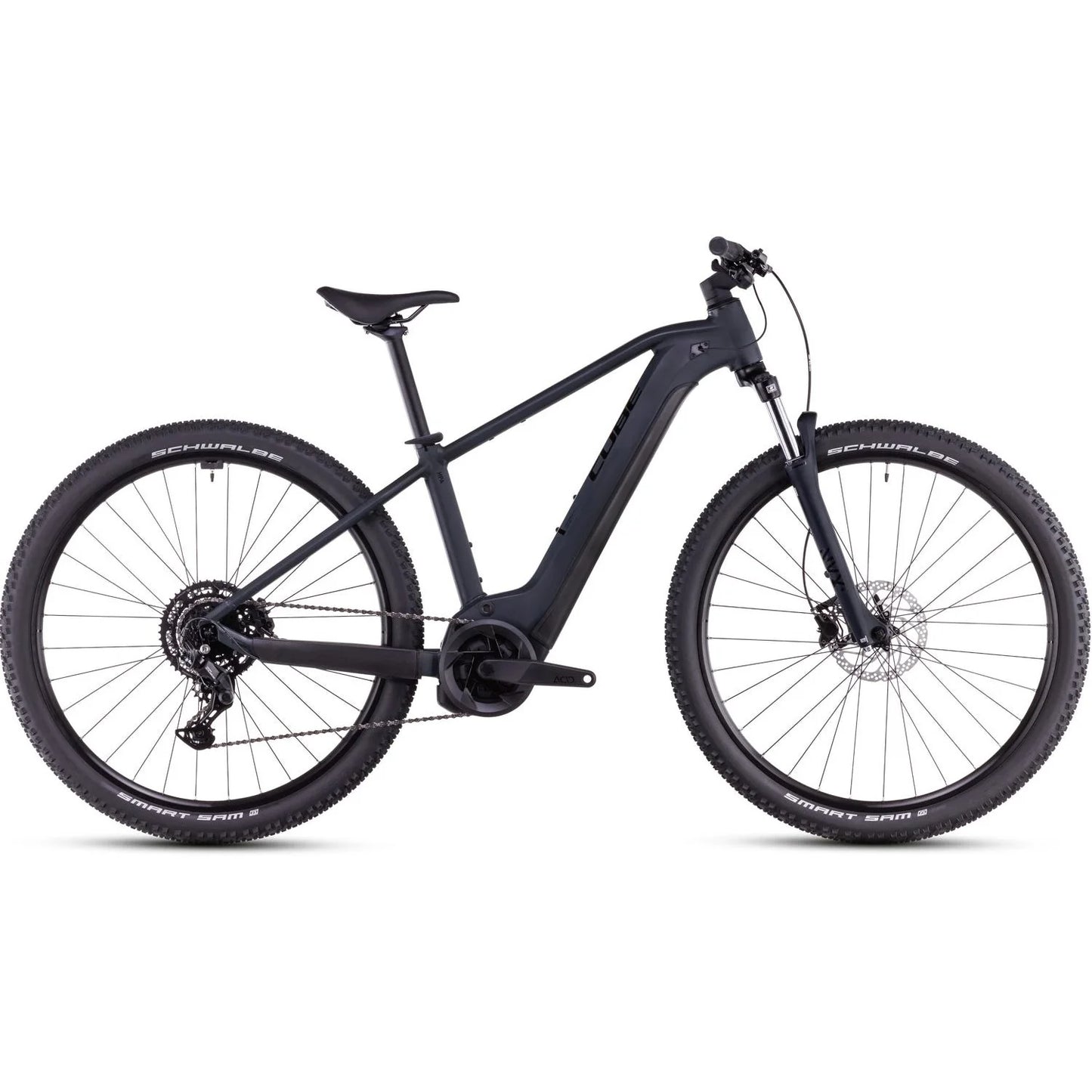 Cube Reaction Hybrid Performance 625 Electric Hardtail Mountain Bike Night'n'Black