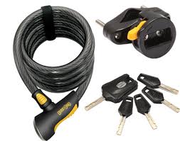 OnGuard Doberman Coil Key Lock 185cm X 15mm