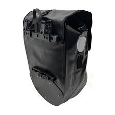 Azur Tarpaulin Pannier Bag Set Black