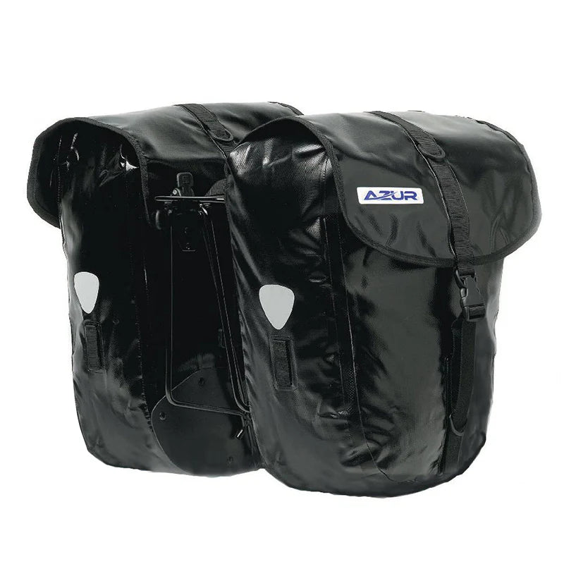 Azur Waterproof Pannier Set Black