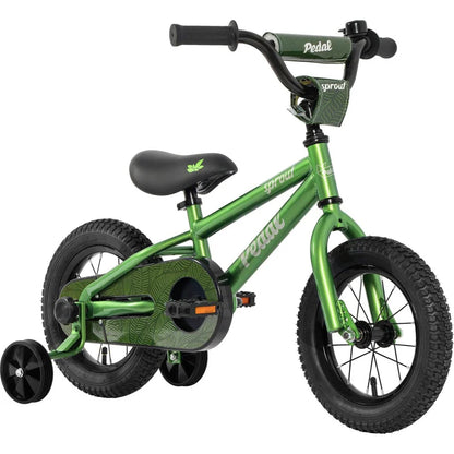 Pedal Sprout Green & Silver 12inch